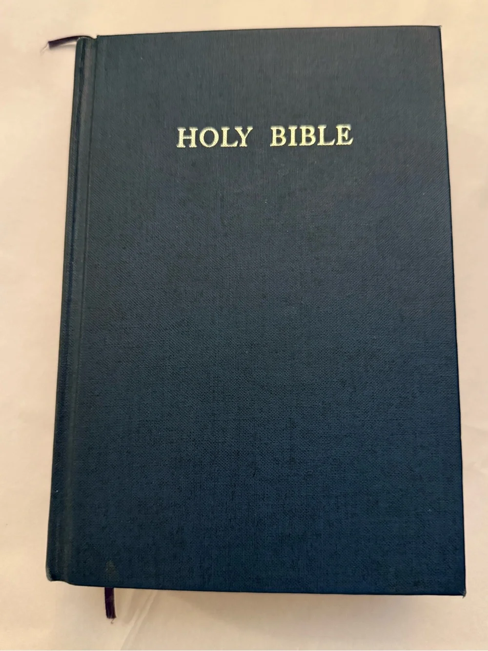 Vintage Holy Bible - Navy Blue with Gold Foil